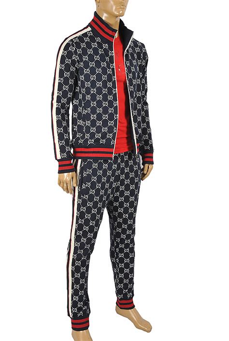 gucci jumpsuit men's|gucci sweat suits for men.